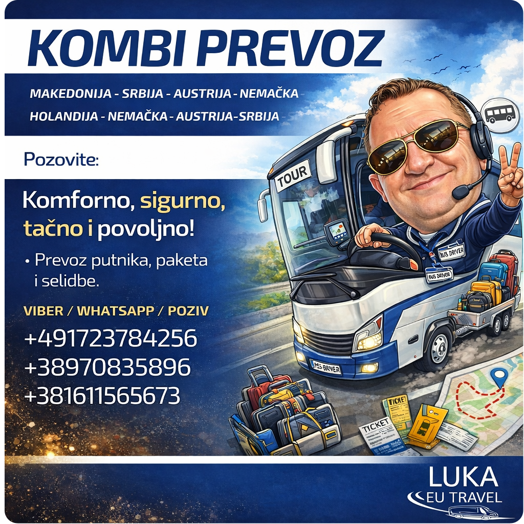 Kombi prevoz Austrija - Luka EU Travel